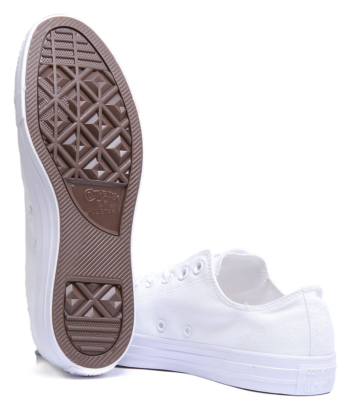 Converse 1U647 CT All Star Low Trainers In White Mono For Men - Image 4