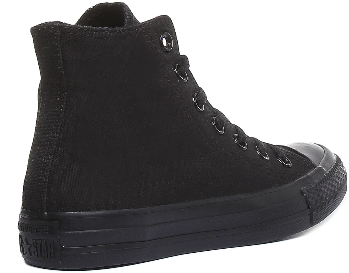 Converse M3310 CT All Star Hi Trainer In Black Mono - Image 3