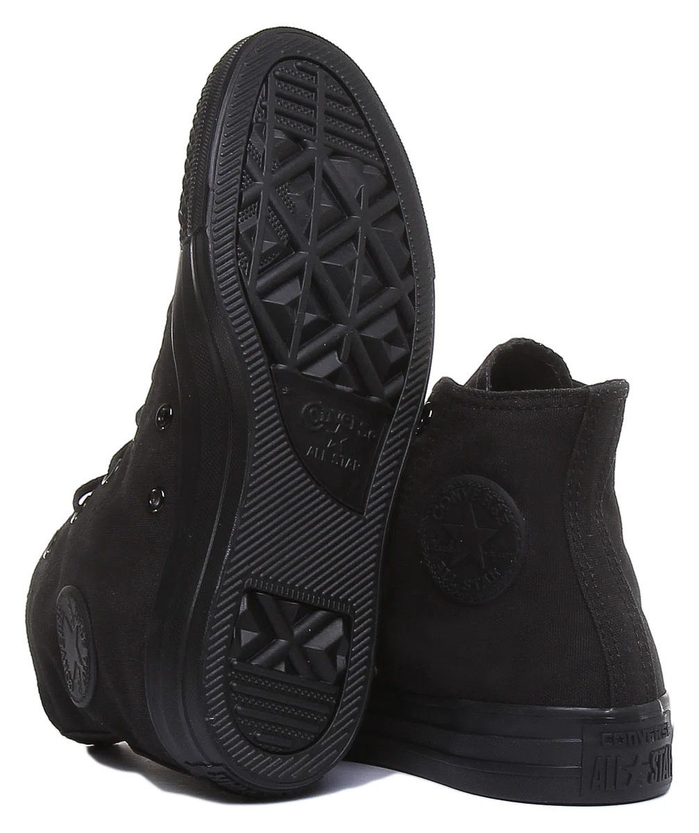 Converse M3310 CT All Star Hi Trainer In Black Mono - Image 4