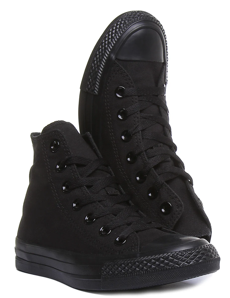 Converse M3310 CT All Star Hi Trainer In Black Mono - Image 5