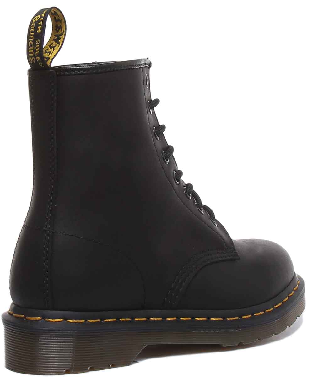 Dr Martens 1460 Greasy In Black - Image 3