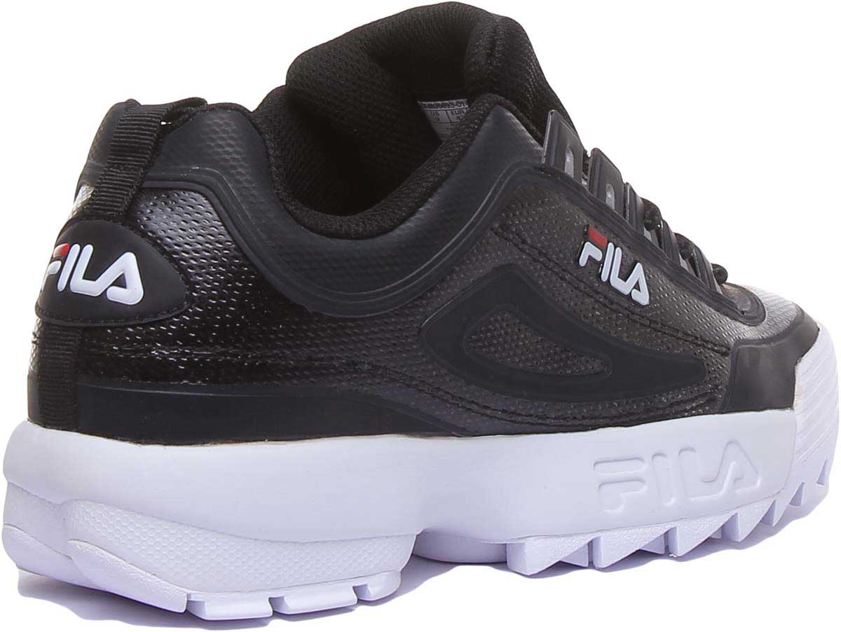 Fila Disruptor 2 In Black White - Image 3