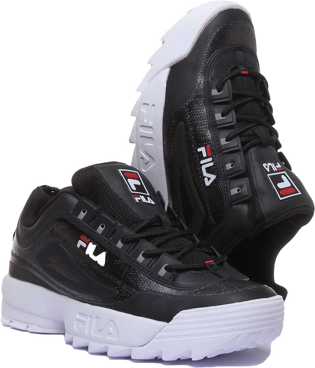 Fila Disruptor 2 In Black White - Image 5