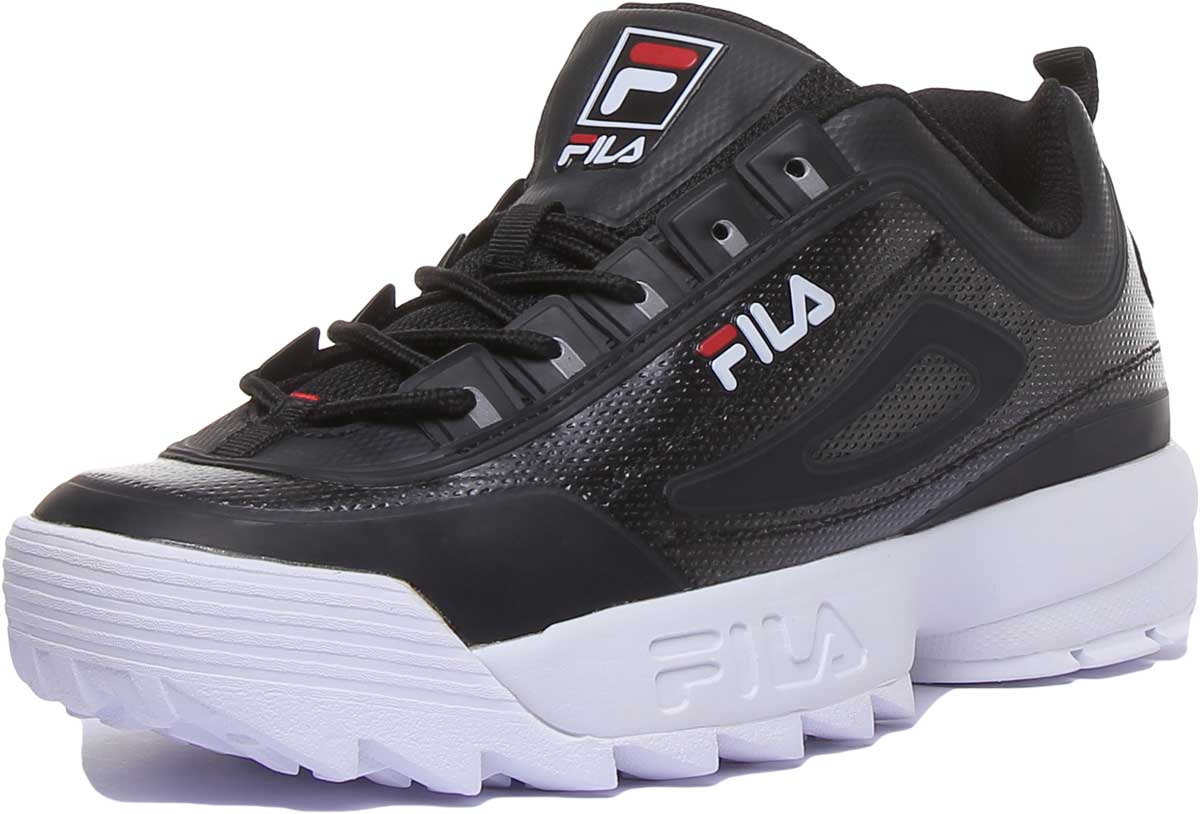 Fila Disruptor 2 In Black White - Image 6