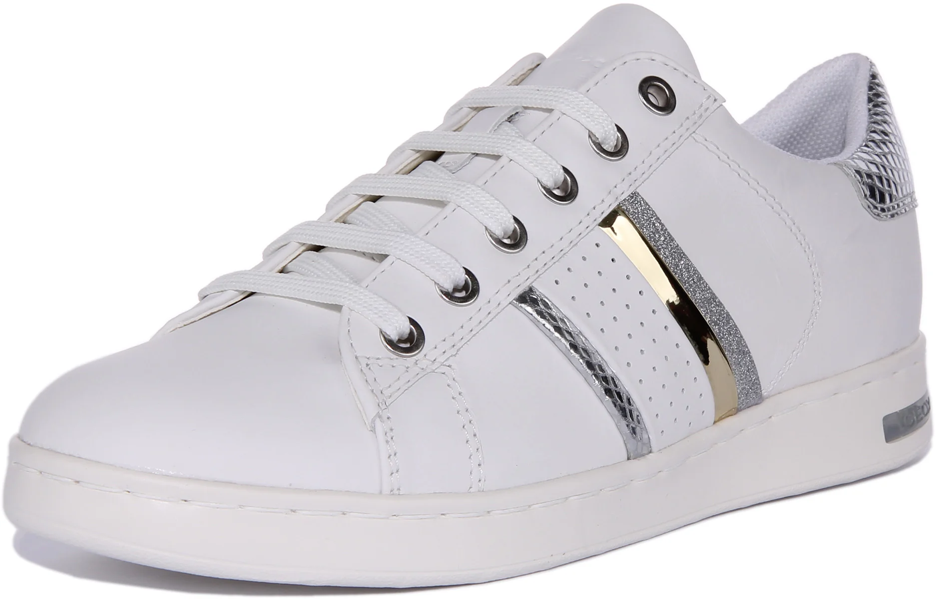 Geox D Jaysen In White Silver For Women - Image 6