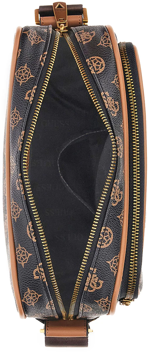 Guess Peony 4G Crossbody In Choco Brown - Image 4