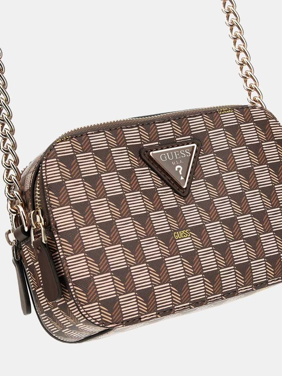 Guess G Wave  Mini Crossbody In Brown For Women - Image 3
