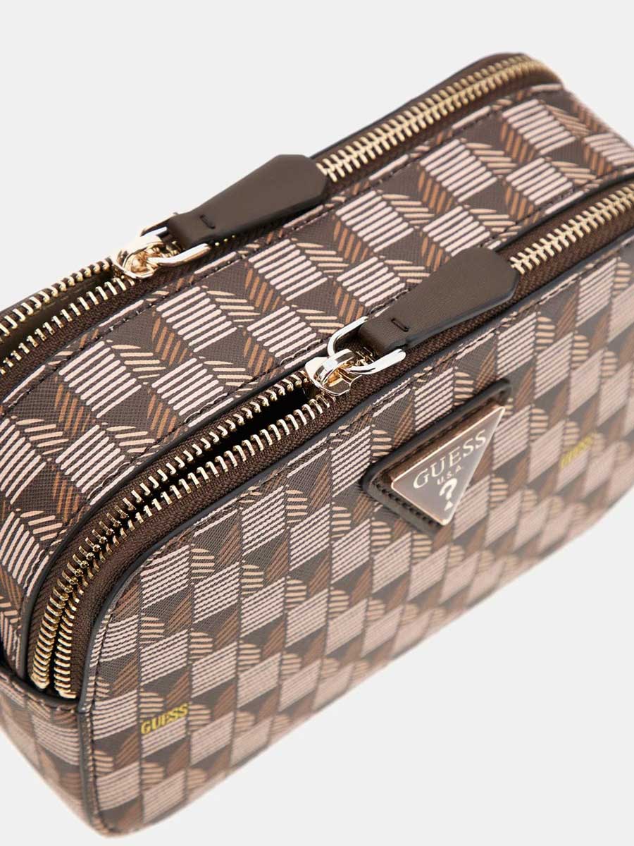 Guess G Wave  Mini Crossbody In Brown For Women - Image 4