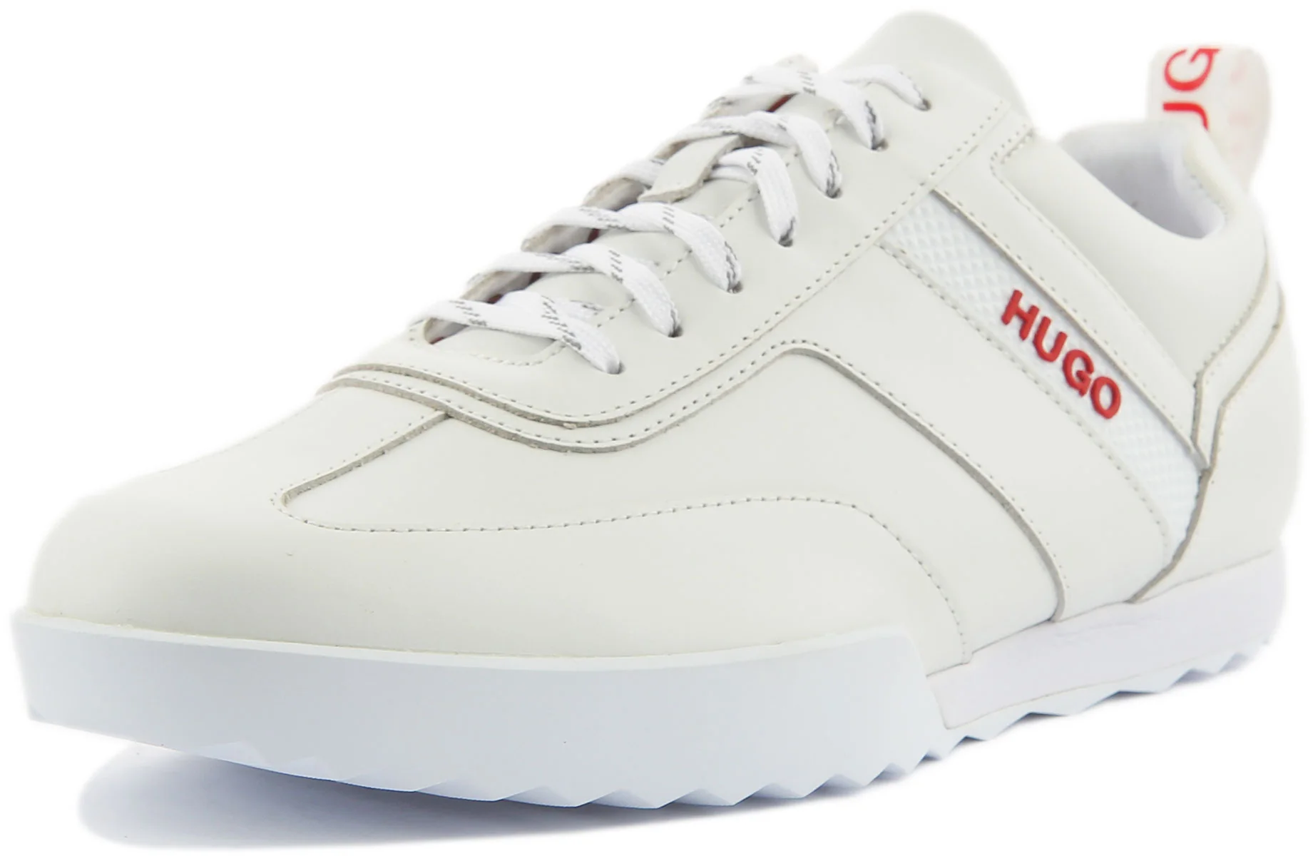 Hugo Matrix Low Top Trainers In White Red For Men - Image 6