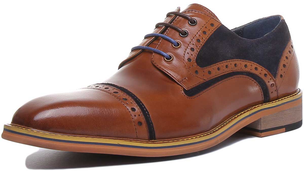 Justin Reece England Dennis In Brown Blue - Image 6