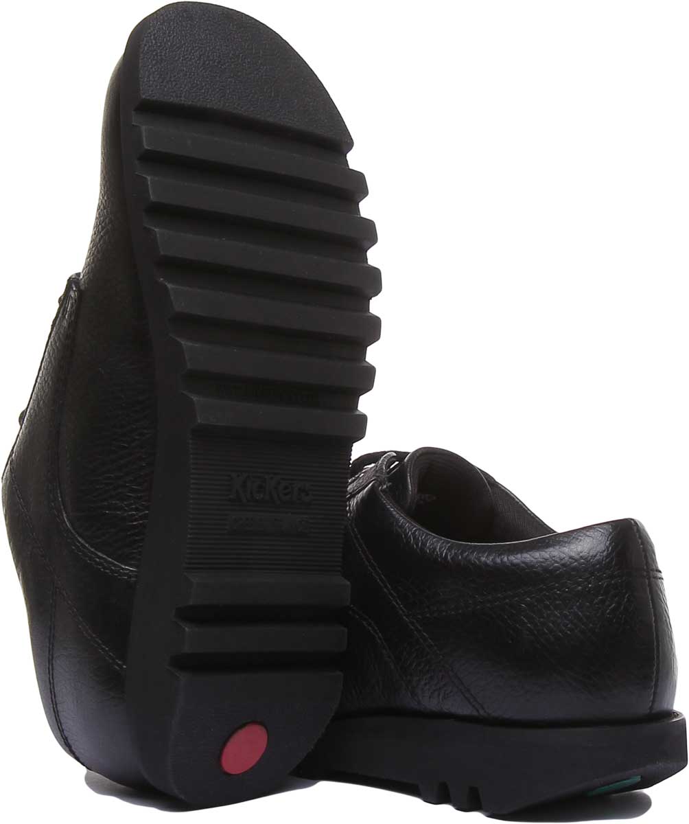 Kickers Kick Lo Luxe In Black in Teen UK Size 3 - 6 - Image 4