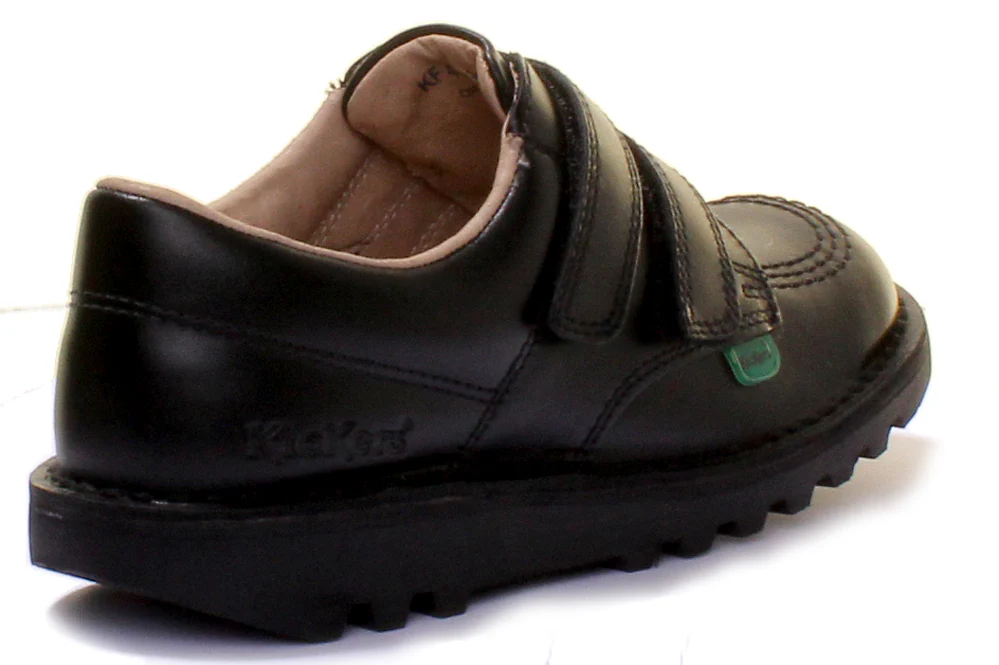Kickers Velcro Strap In Black in Juniors UK Size 12 - 2.5 - Image 3