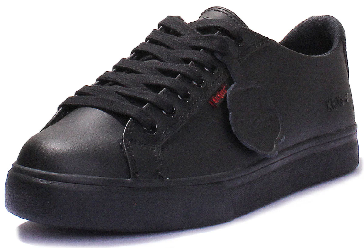 Kickers Tovni Lacer Y In Black For Teen UK Size 3 - 6 - Image 6