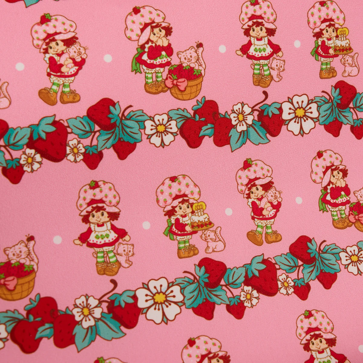 Loungefly Strawberry Shortcake Crossbody Bag In Pink - Image 4