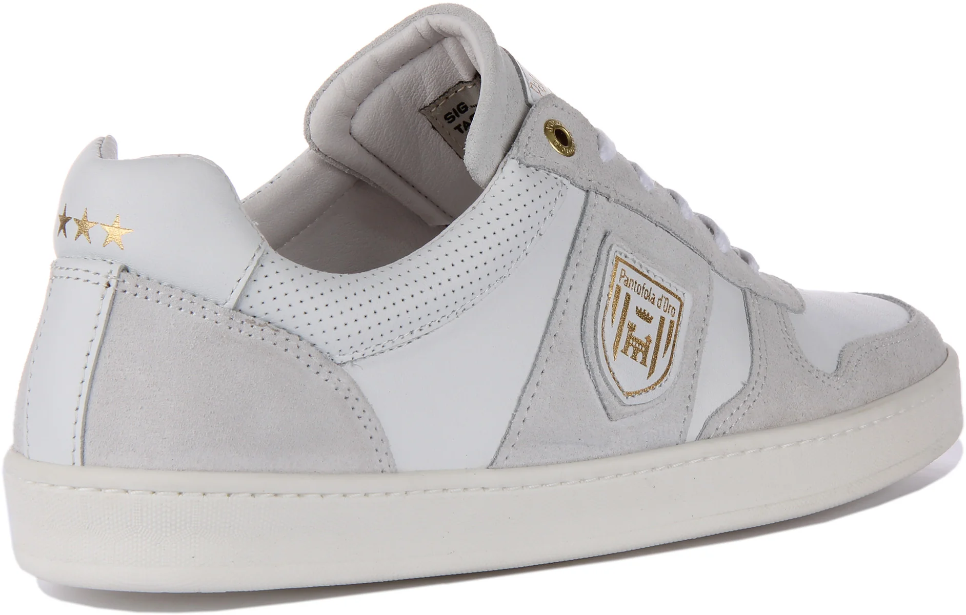 Pantofola D'Oro Palermo Uomo Low In White White For Men - Image 3