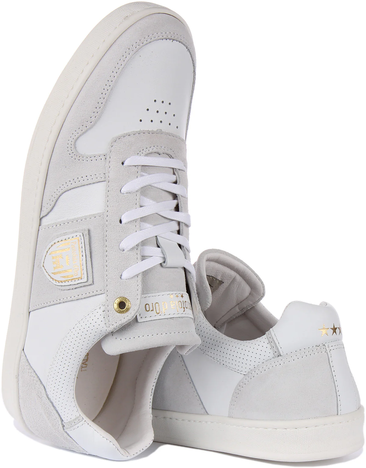 Pantofola D'Oro Palermo Uomo Low In White White For Men - Image 4