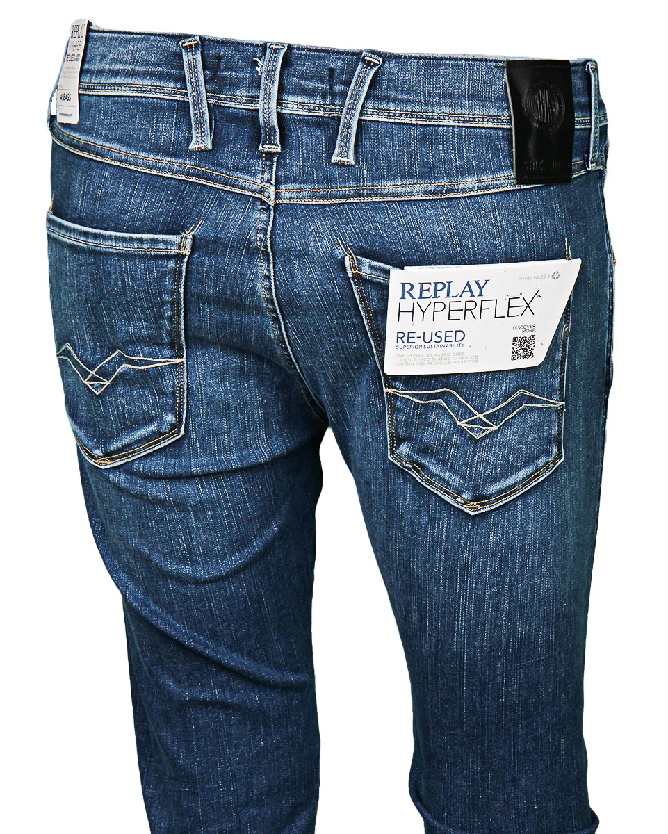 Replay Anbass Jeans Hyperflex For Men - Image 4