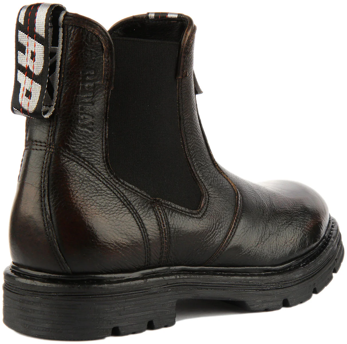 Replay Embry Chelsea Boots In Dark Brown For Men - Image 3