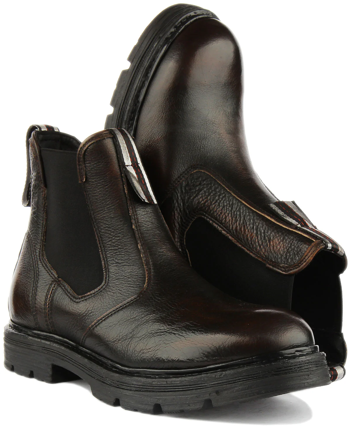 Replay Embry Chelsea Boots In Dark Brown For Men - Image 5