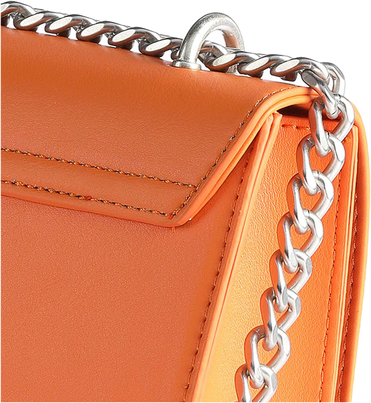Replay Womens Small Chain Bag Fw3000.001 In Orange - Image 3