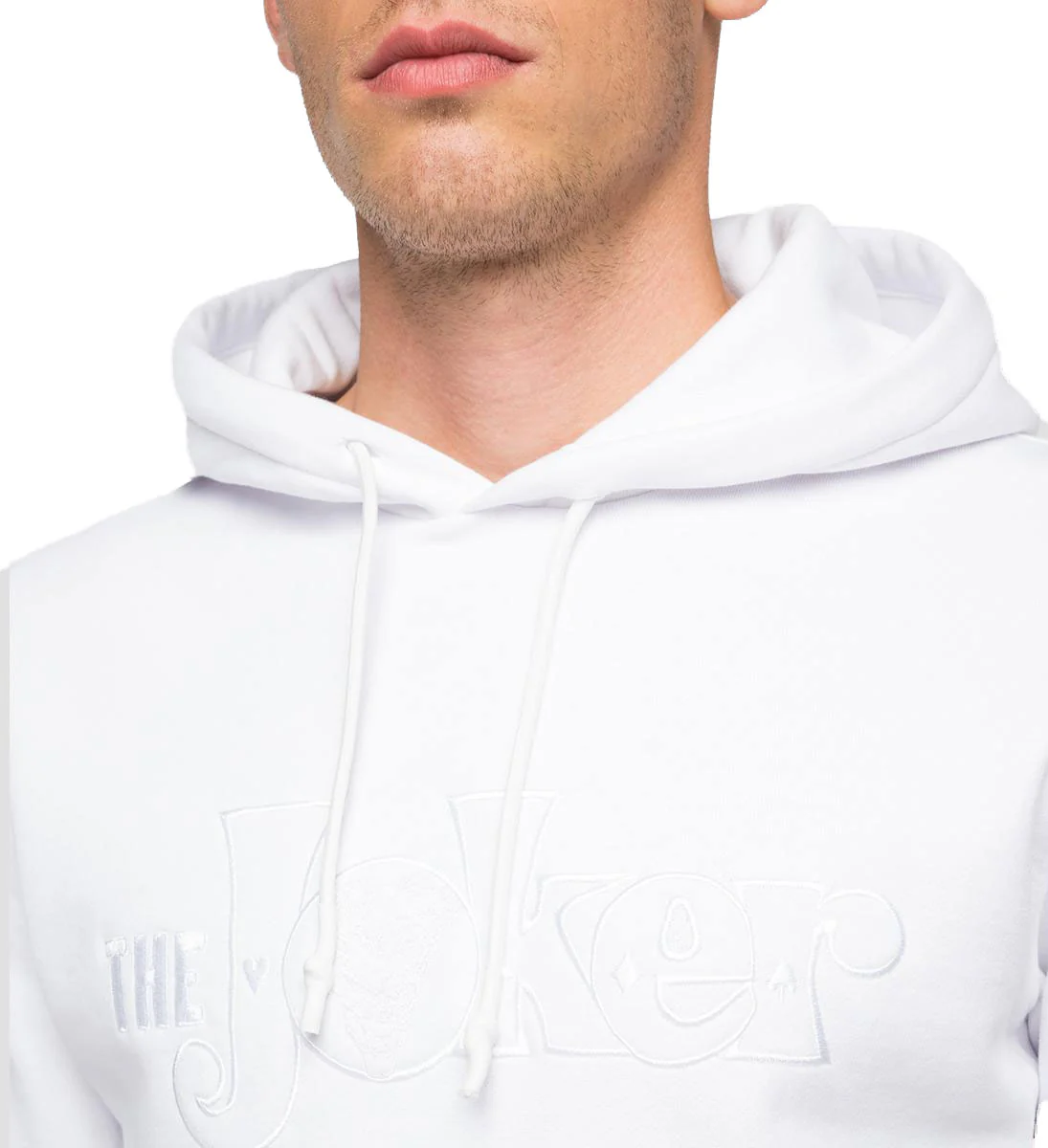 Replay X Joker Tribute Collection Hooded Sweatshirt In White - Image 4