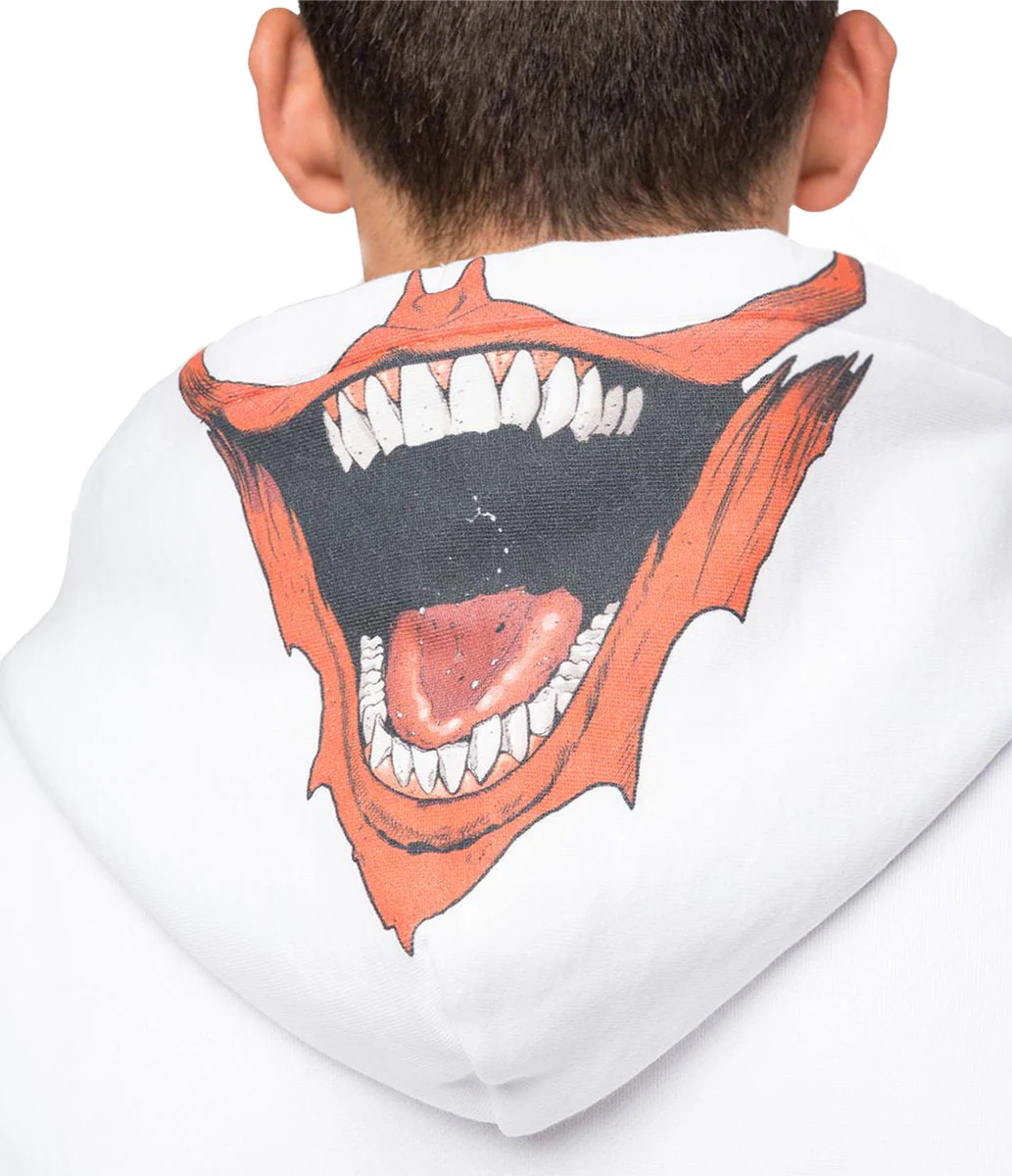 Replay X Joker Tribute Collection Hooded Sweatshirt In White - Image 5