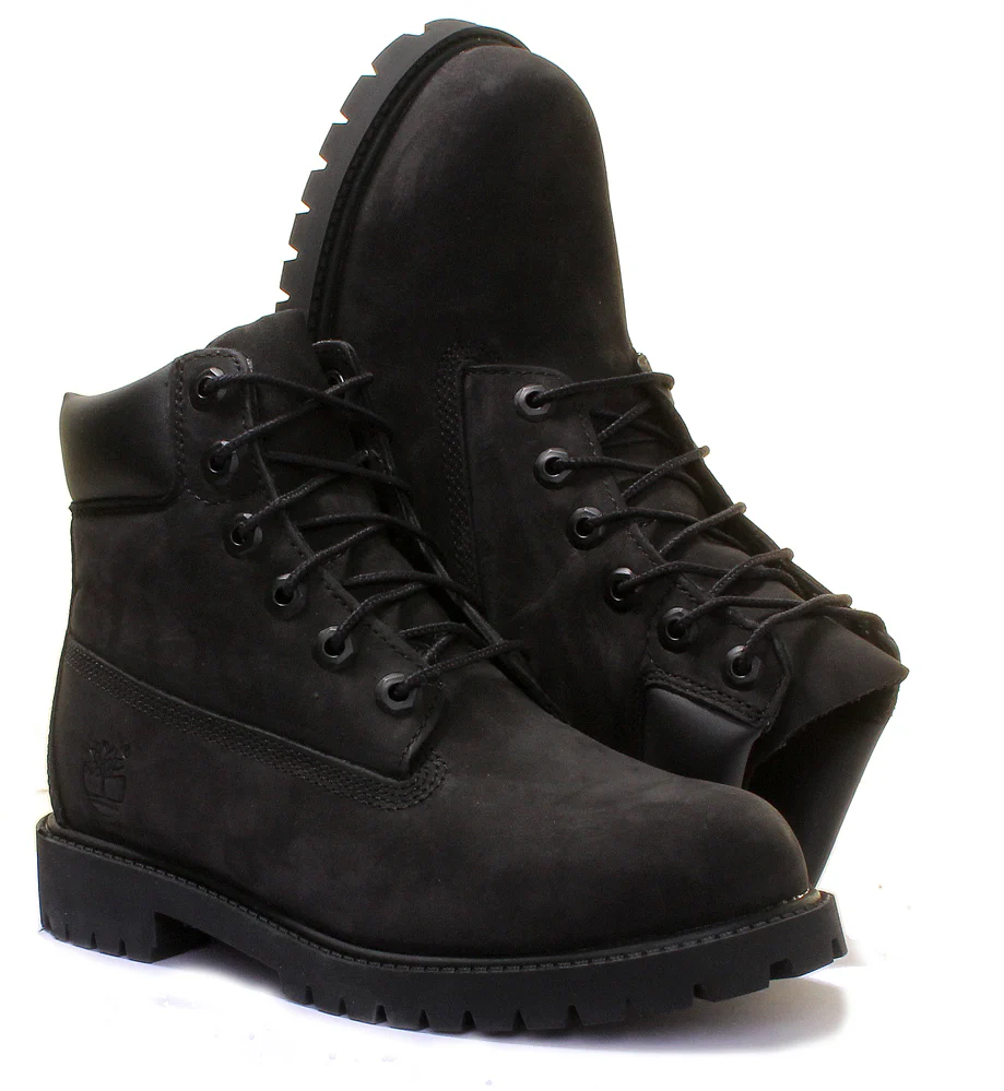 Timberland 6 Inch Ankle Boot In Black For Youth - Image 3