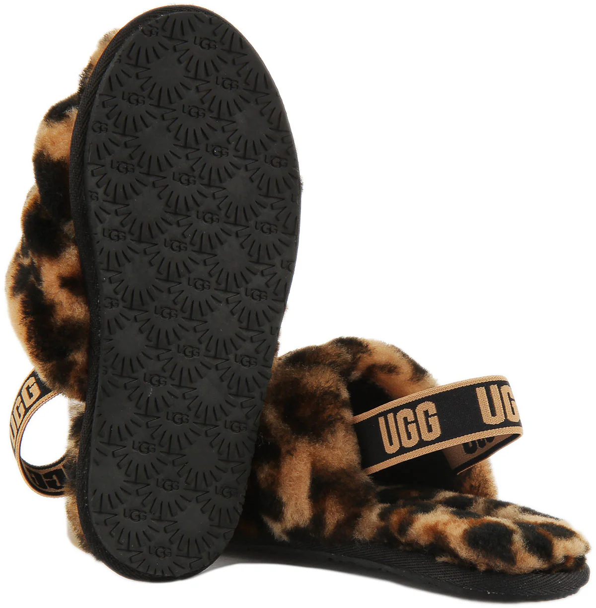 Ugg Australia Fluff Yeah In Leopard For Infants - Image 4