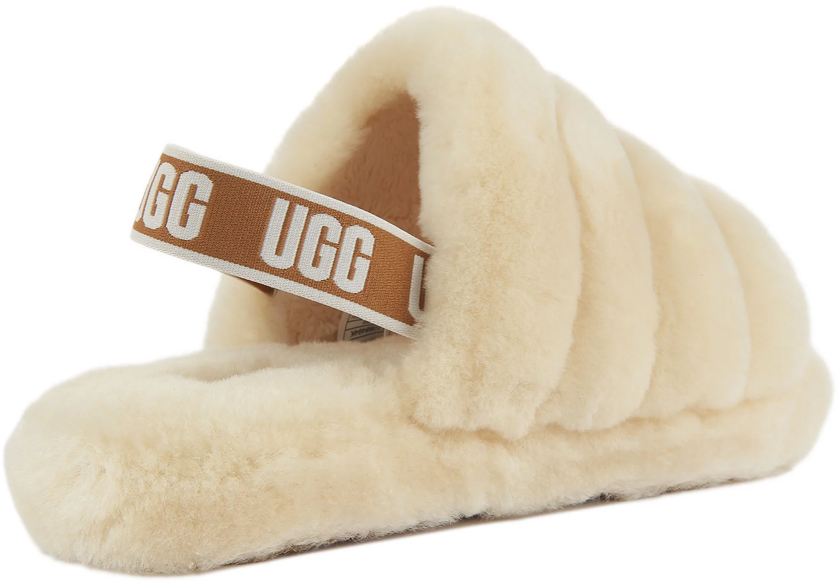 Ugg Australia Fluff Yeah Slippers In Natural For Juniors - Image 3