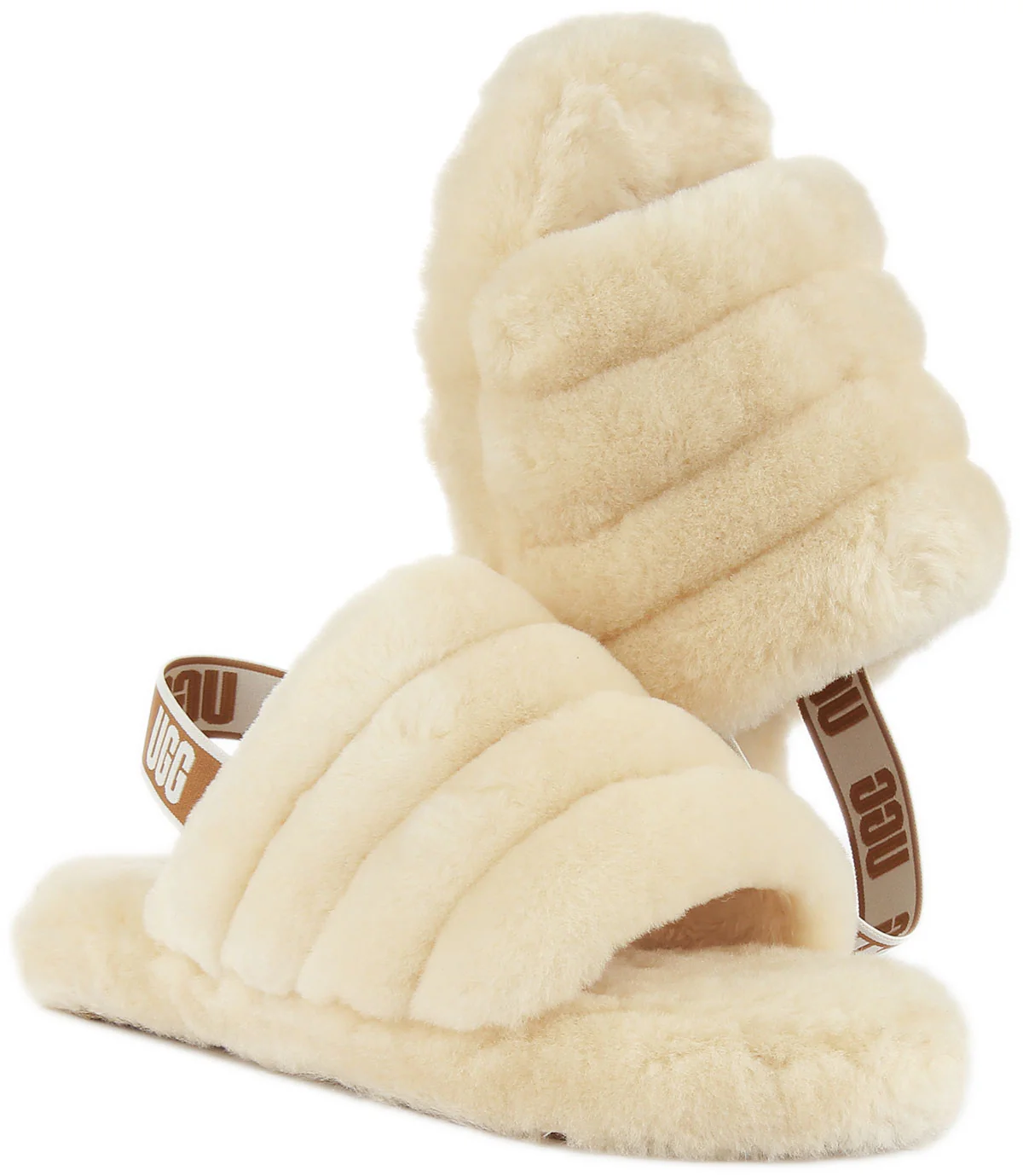 Ugg Australia Fluff Yeah Slippers In Natural For Juniors - Image 5