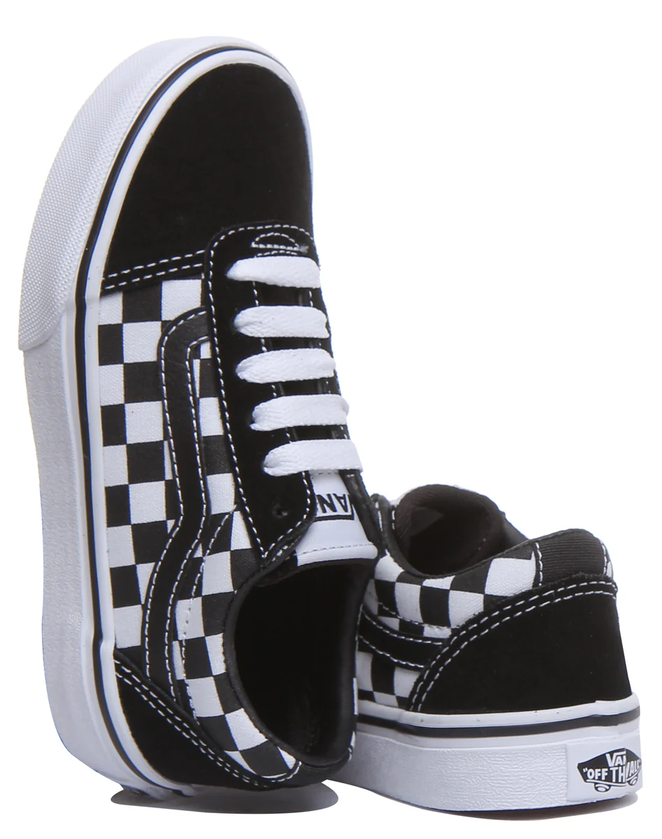 Vans Ward In Black White - Image 4