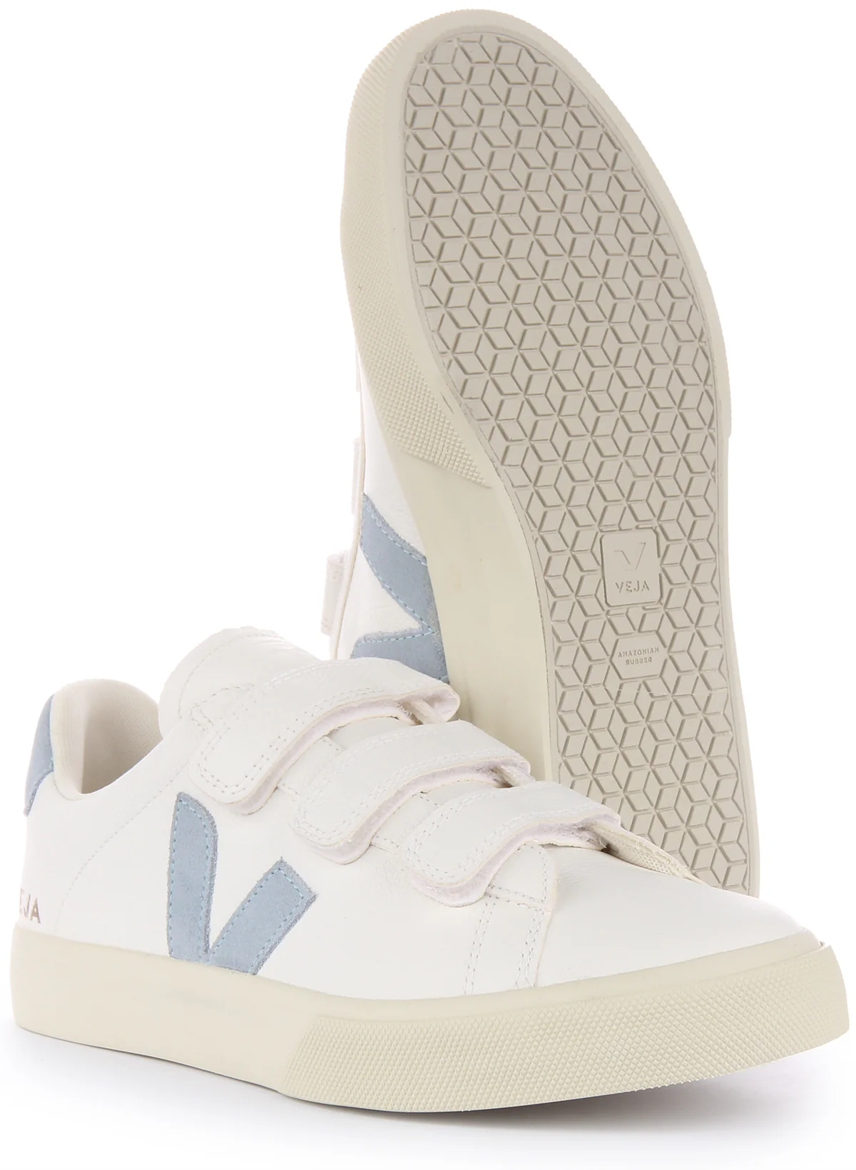 Veja Recife Chromfree Trainers In White Blue For Men - Image 5