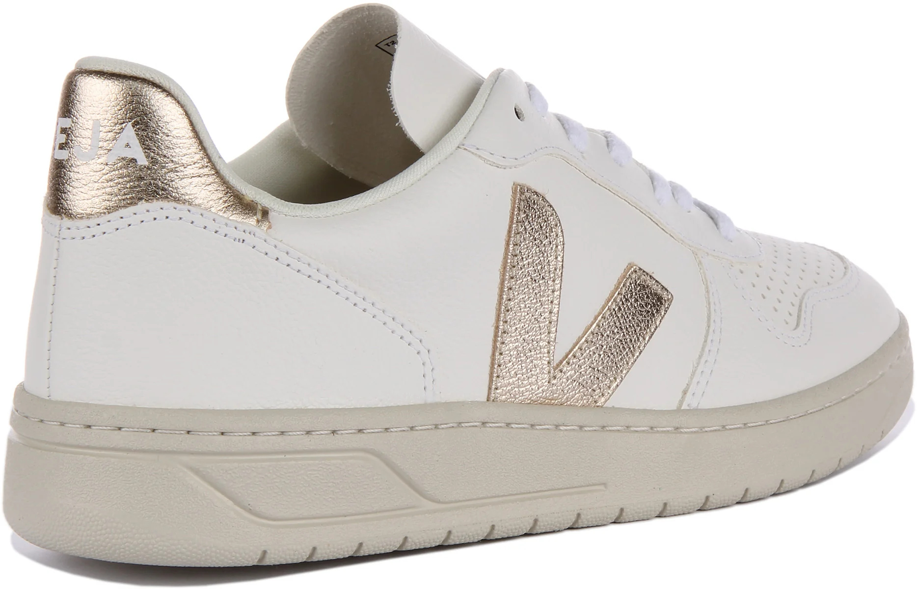 Veja V 10 Chromefree In White Bronze For Men - Image 3