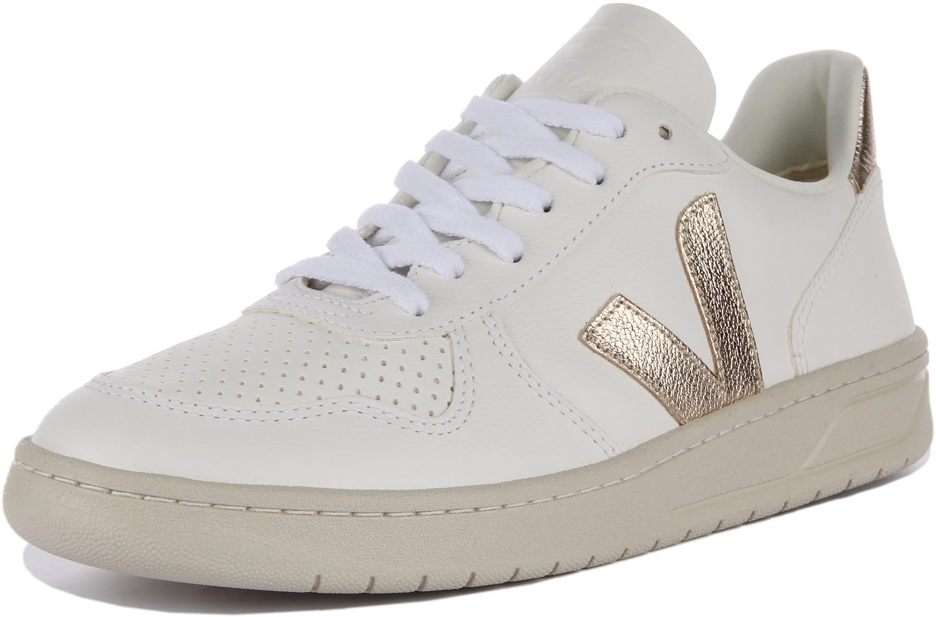 Veja V 10 Chromefree In White Bronze For Men - Image 6