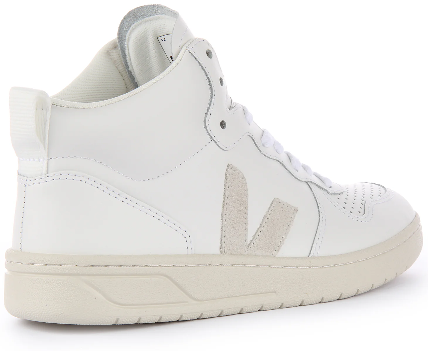 Veja V-15 Leather In Natural For Women - Image 3