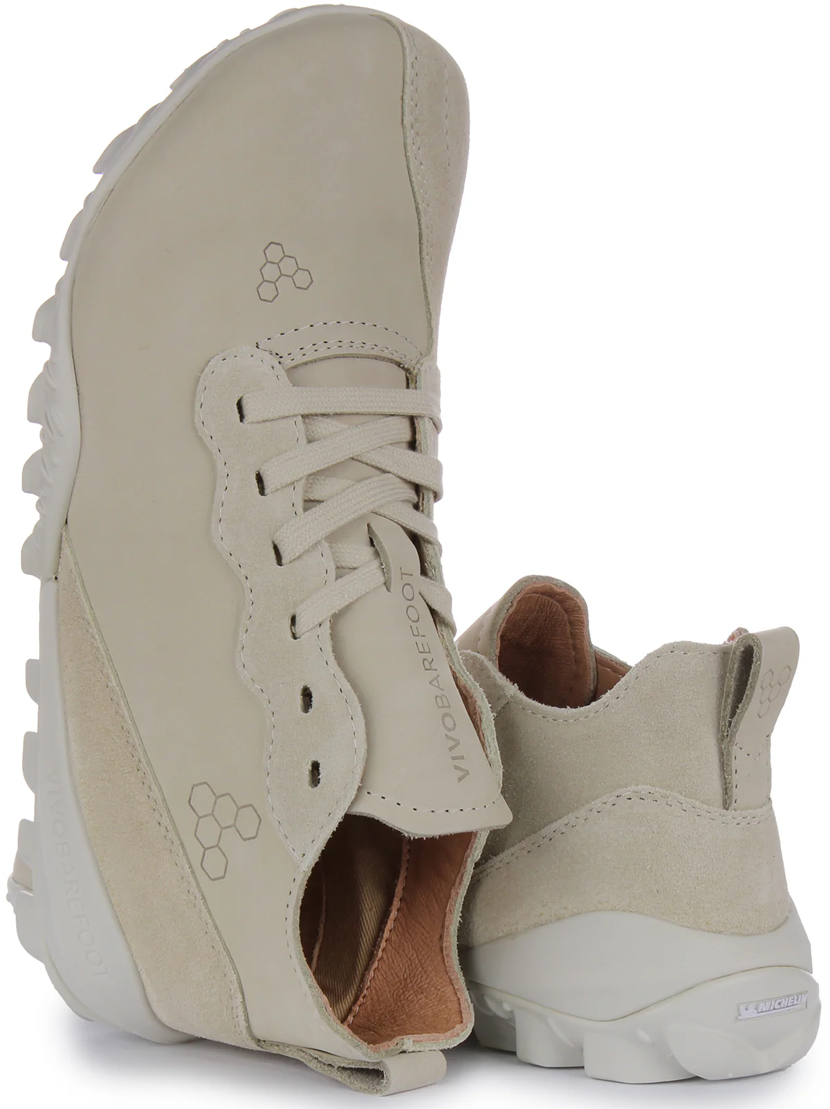 Vivobarefoot Novus Mid X Michelin Sole In Sand For Men - Image 4